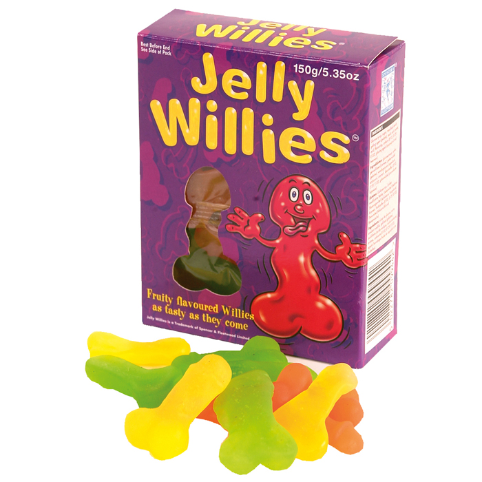 Spencer&Fleetwood Jelly Willies Želatinové bonbony ve tvaru penisu 120 g