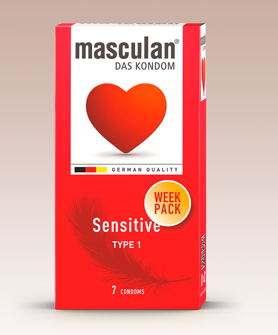 Masculan Sensitive WEEK PACK 7ks
