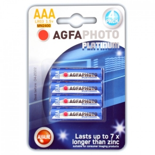  Baterie AgfaPhotoPlatinum AAA batérie 4ks